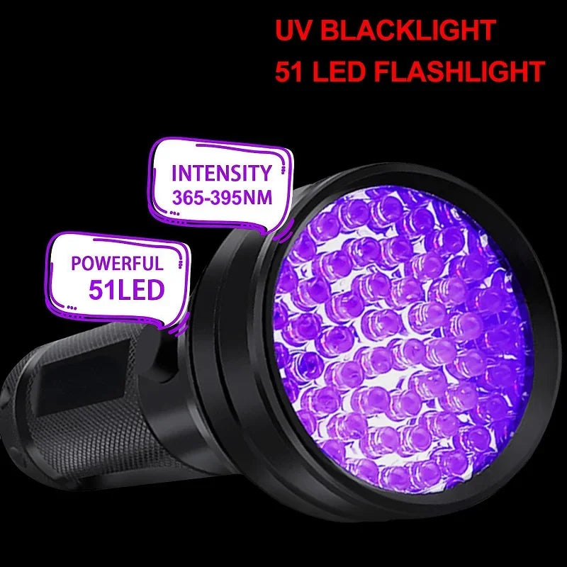 100/51/21 LED UV Flashlight