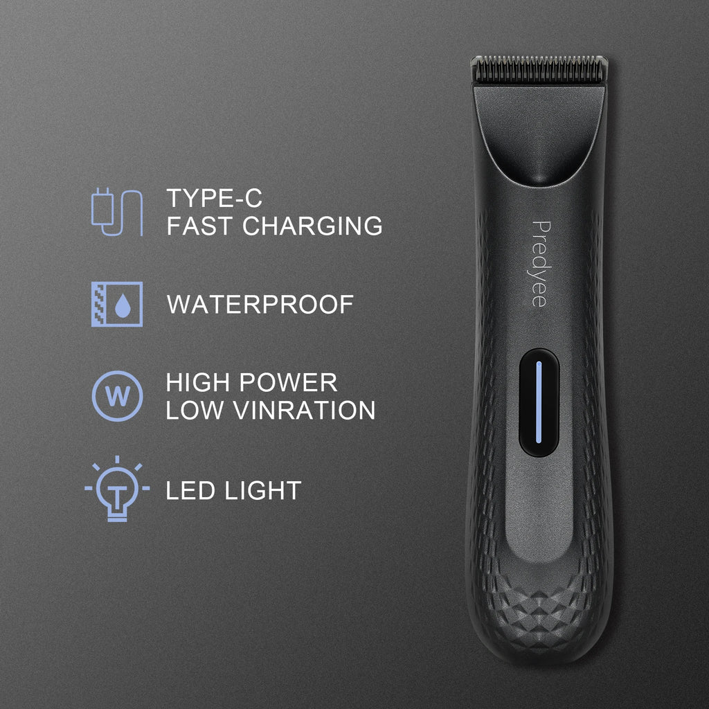 Electric Groin Hair Trimmer for Men