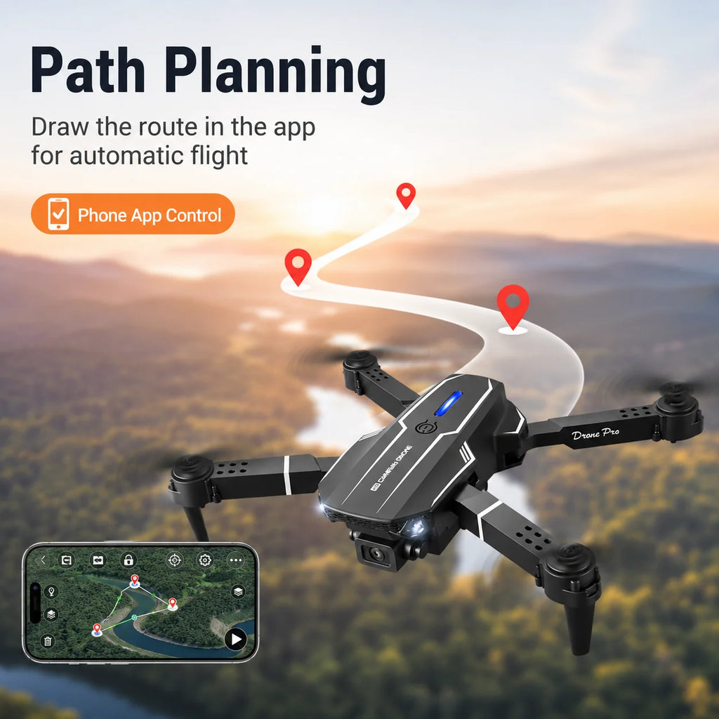 ZNLYRION S101 Foldable RC Drone 4K HD Dual Camera