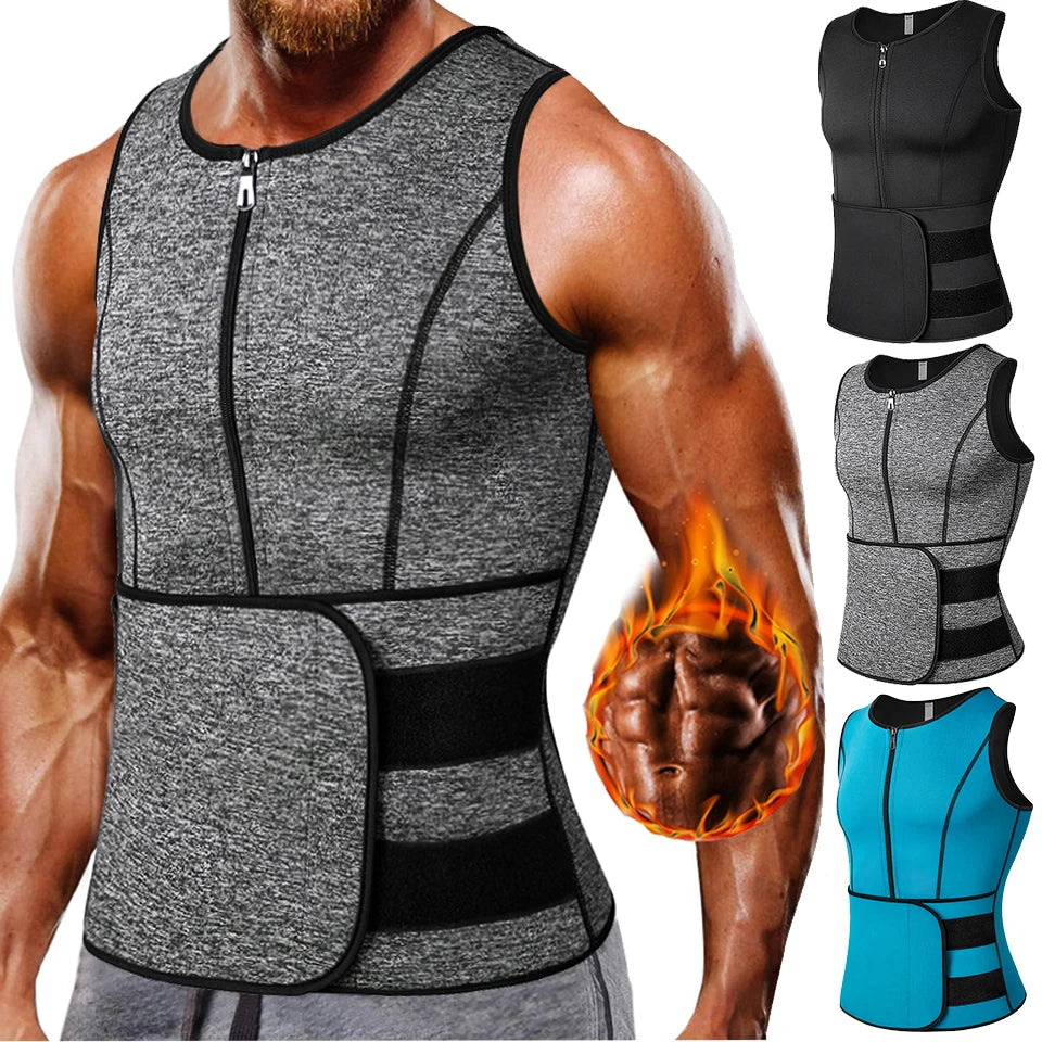 Neoprene Men's Shaper Sweat Vest