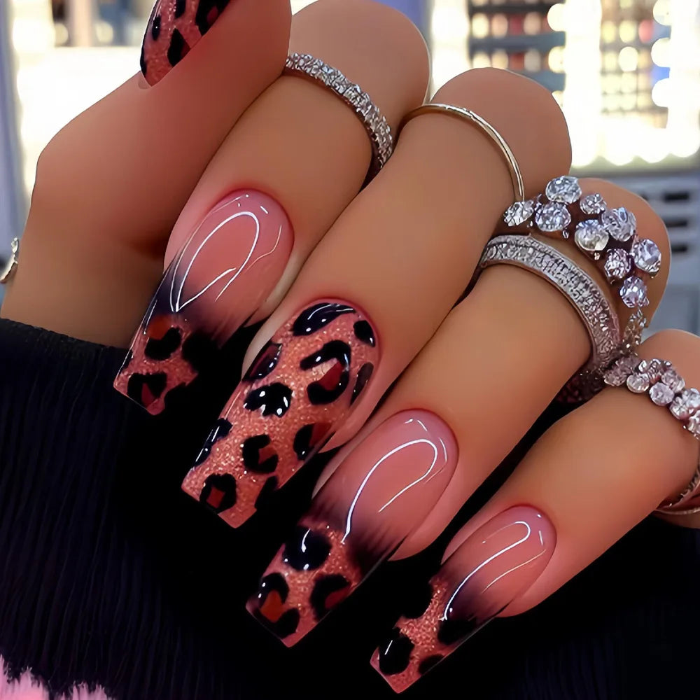 Y2K Colorful Print Press On Nails