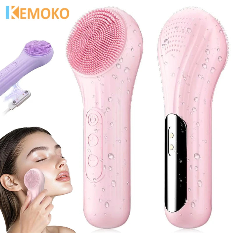 Electric Facial Sonic Silicone Cleansing Brush