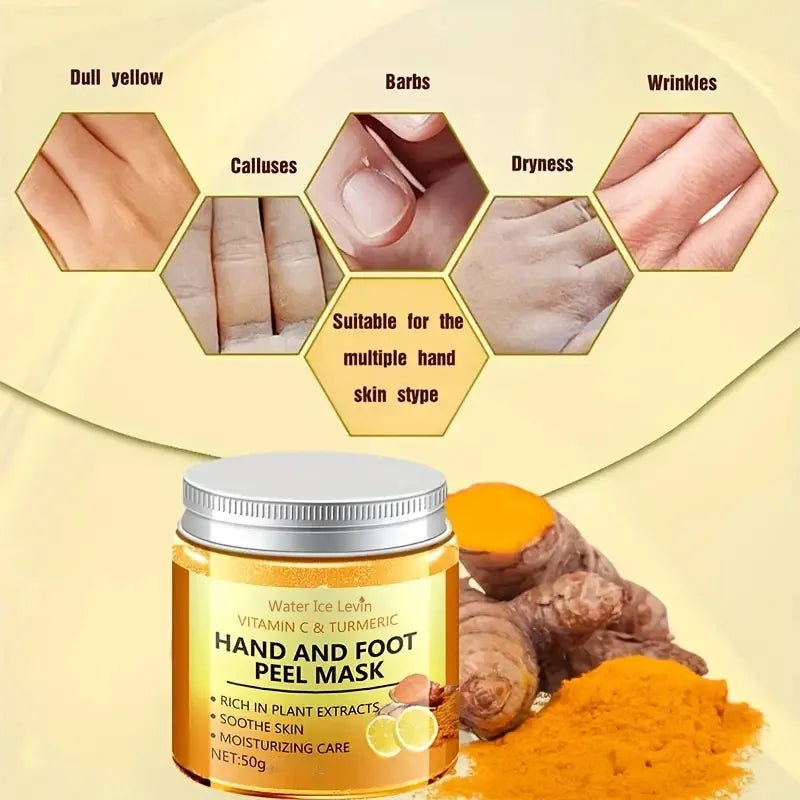 Vitamin C and Turmeric Hand and Foot Wax Mask