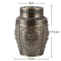 Metal Cremation Urns for Human Ashes, Coffin Box, Pet Memorial, Keepsake Urns, Small Animal Urn