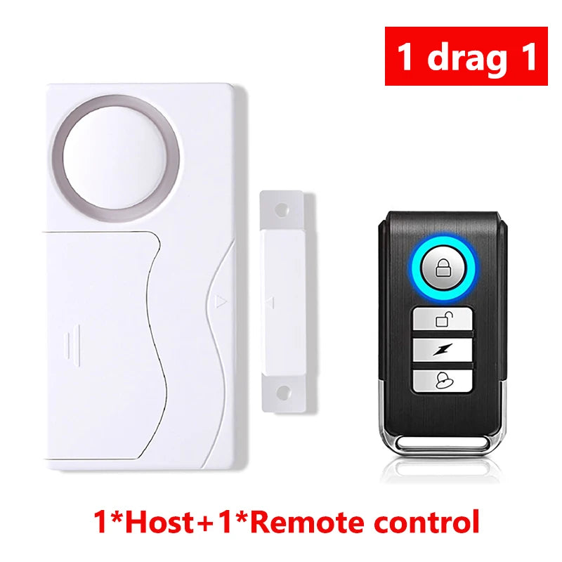 110dB Loud Door Window Alarm With Remote Control