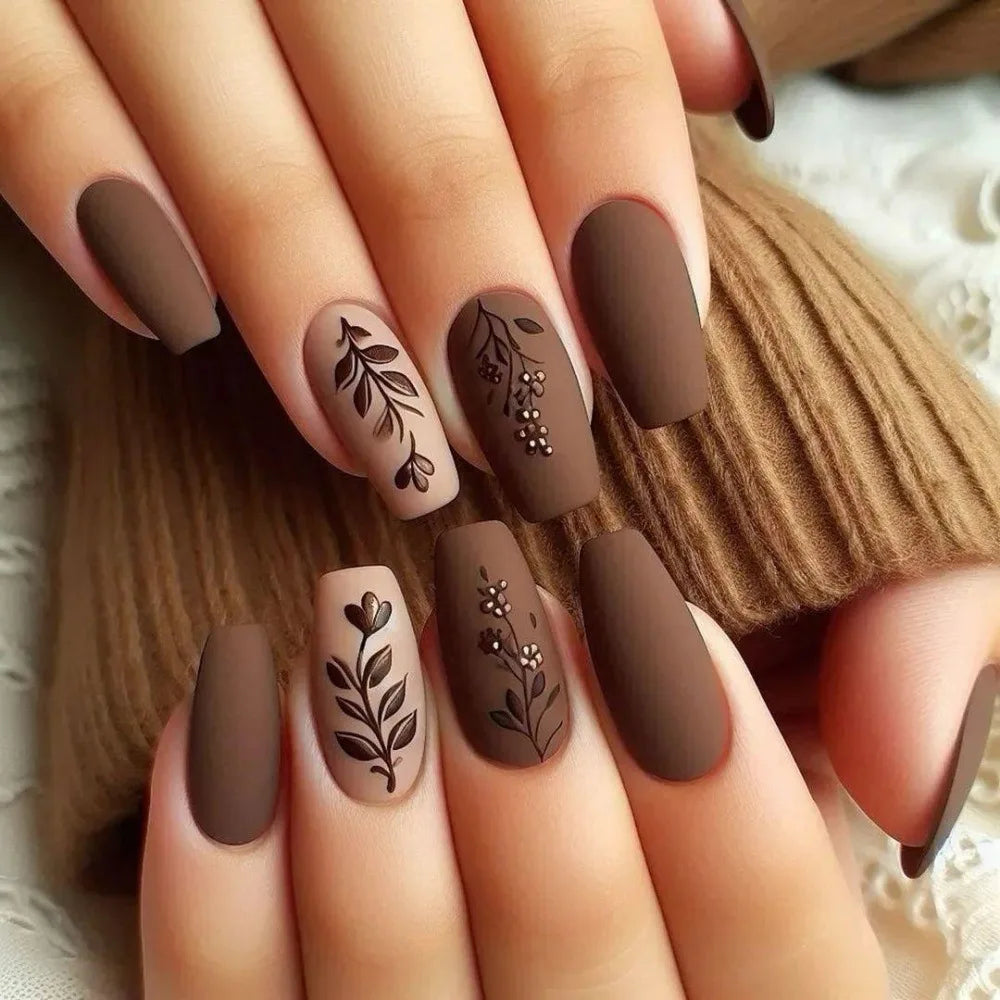 24pc Short Ballet Press on Nails