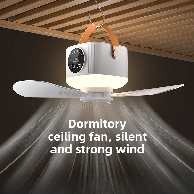 Wireless Portable Rechargeable Ceiling Fan