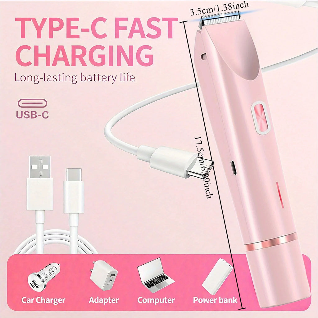 2-in-1 Dual-head Electric Epilator and Shaver