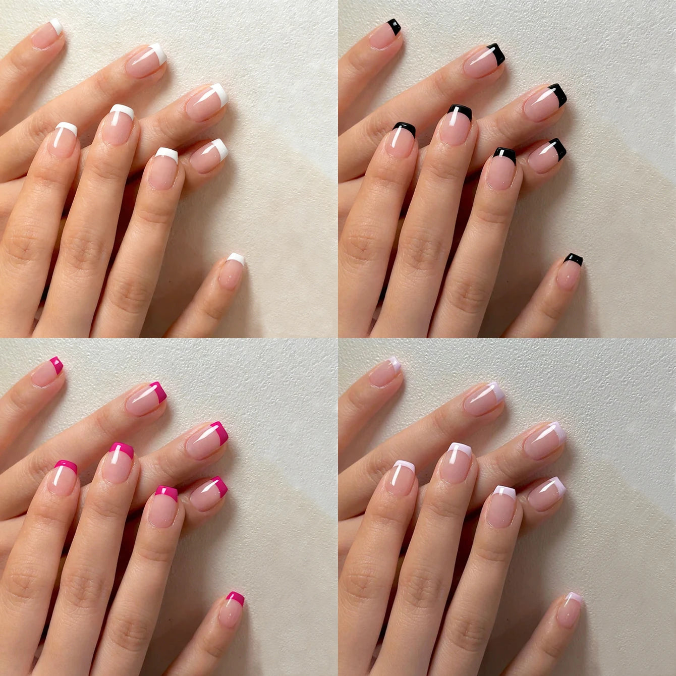 96PCS Medium Coffin Press On Nails