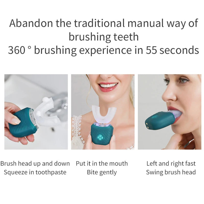 Portable U-shaped Ultrasonic 360-degree Cleaning Machine