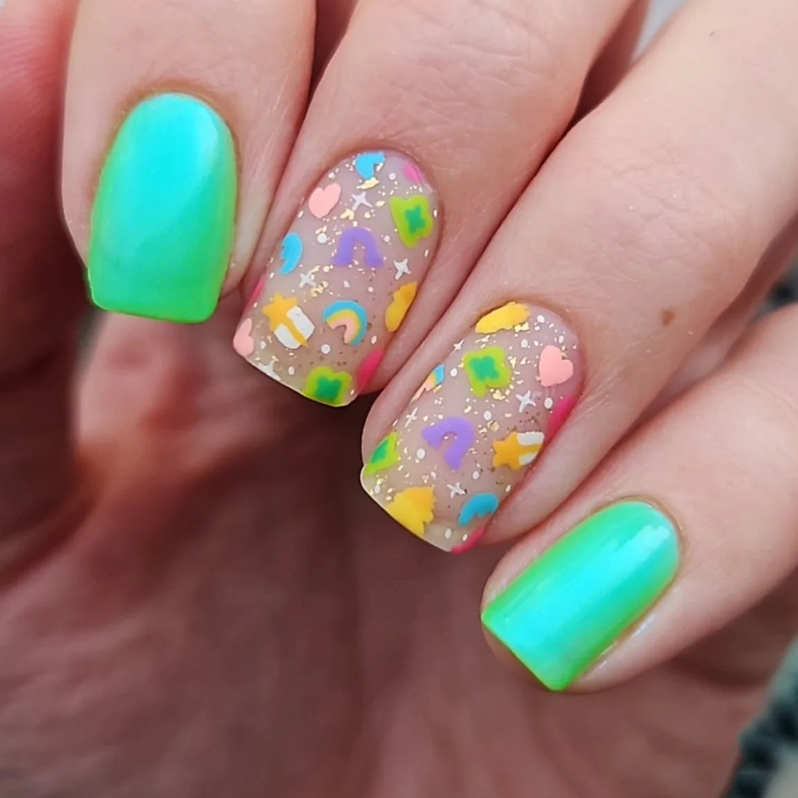 24pcs Simple Press on Nails