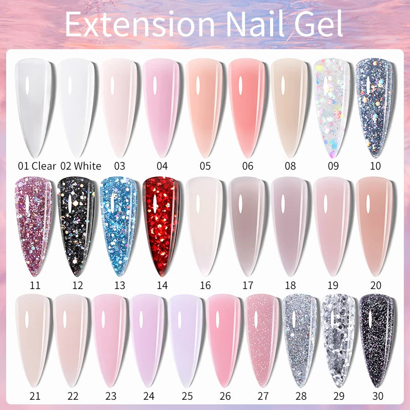 LILYCUTE 15ML Quick Extension Gel Nail Polish