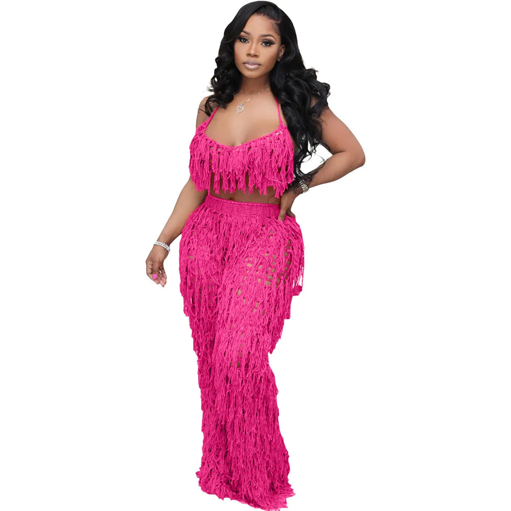 Women's Knitted Two Piece Set