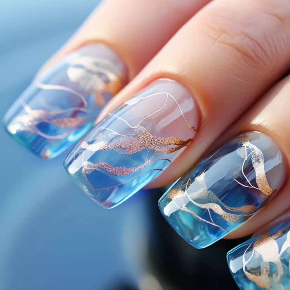 24pcs Simple Press on Nails