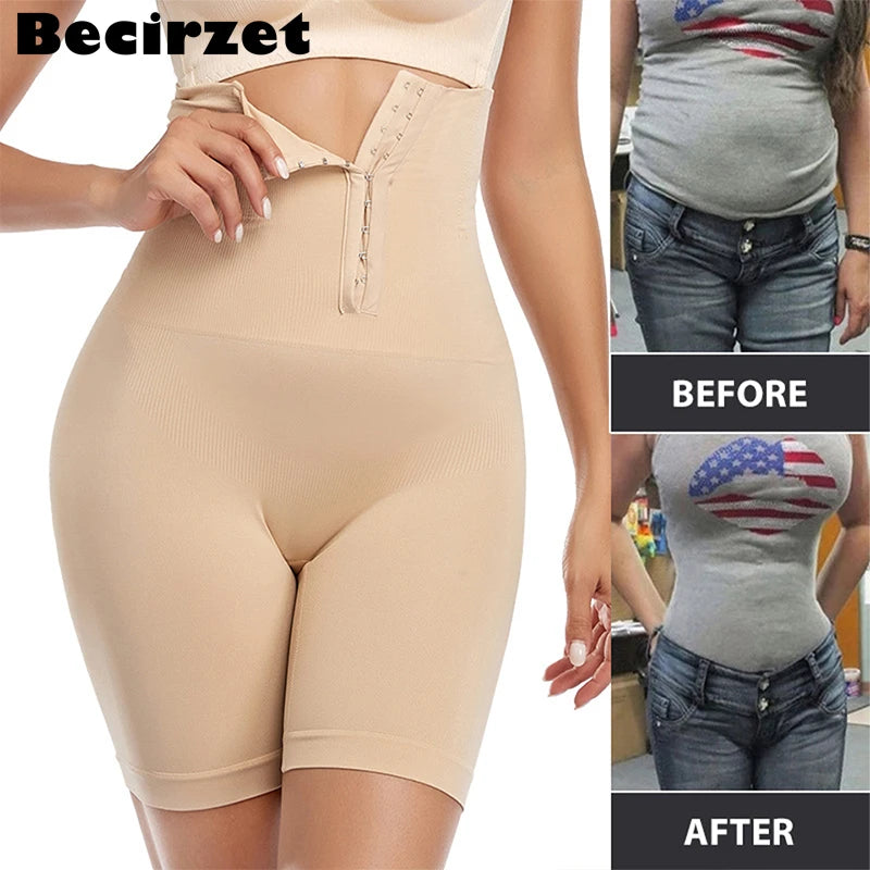 High Waist Flat Belly Belt Stretch Shapewear