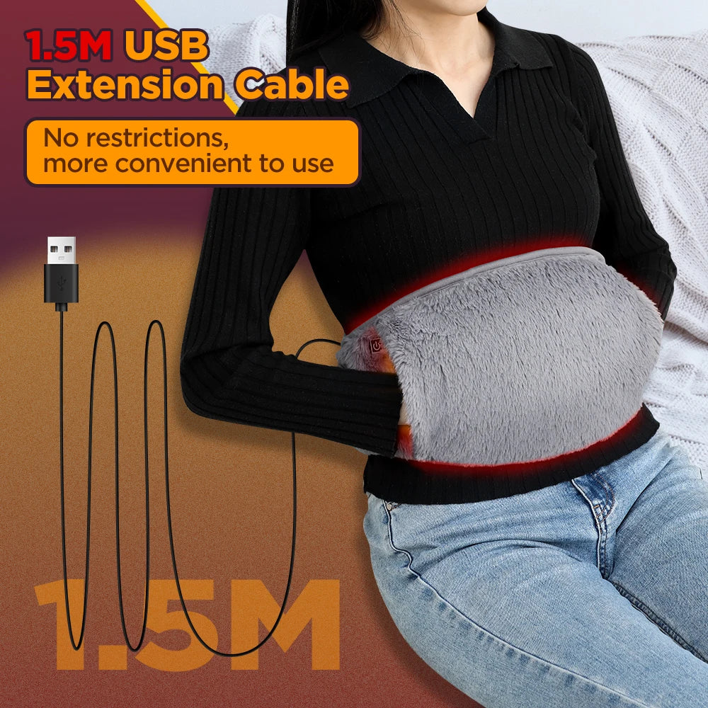 3 Levels Electric Graphene Heating Pad Cold-Proof Uterine Belt