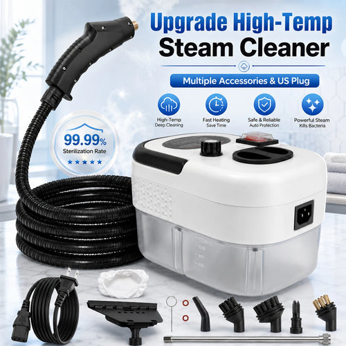 110V Portable Handheld Steam Cleaning Machine With Multiple Accessories