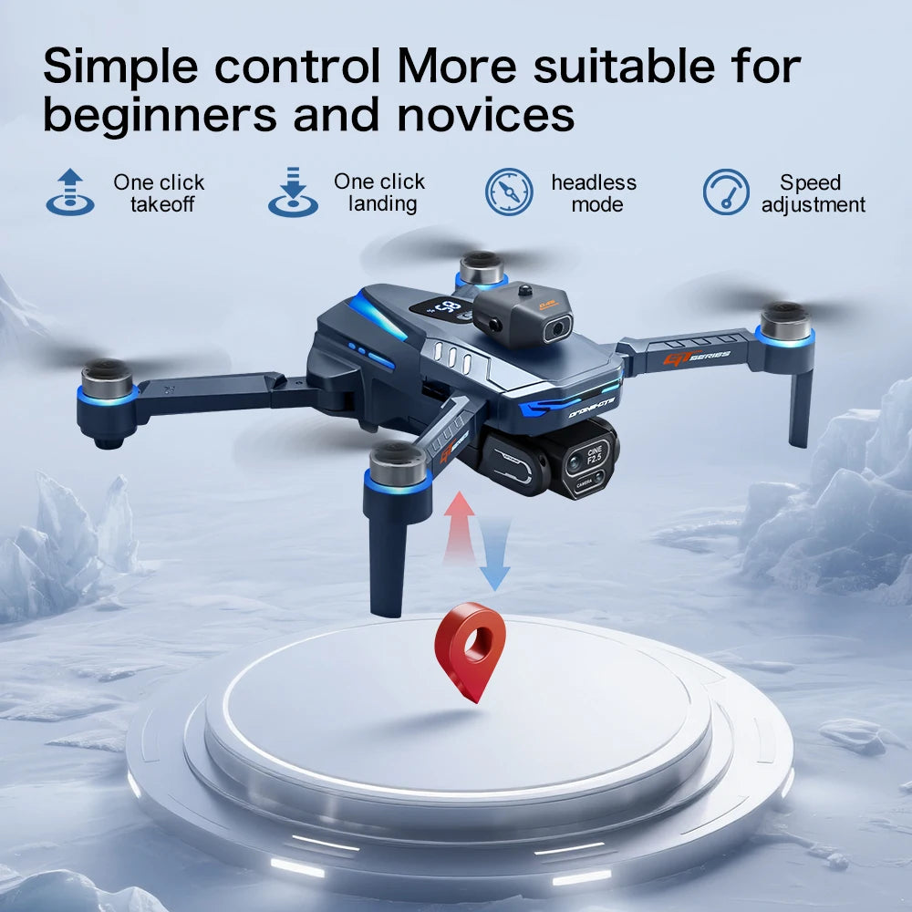 GT8 Drone GPS 8K Professional HD 360° Dual Cameras