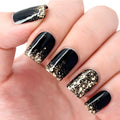 24Pc Short Square Coffin Acrylic Nails Set