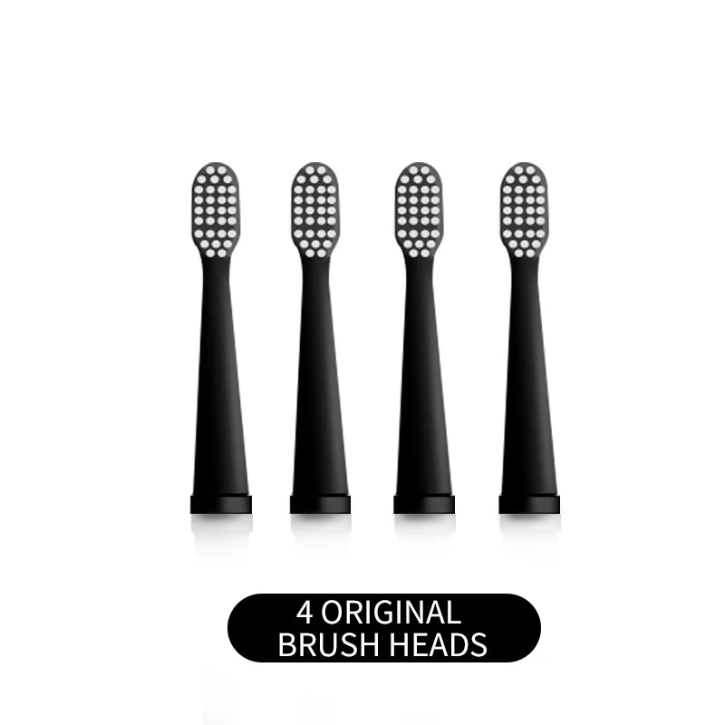 Jianpai Adult Black White Classic Acoustic Electric Toothbrush