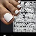 120PCS/PCS  Women's White Press On Nail