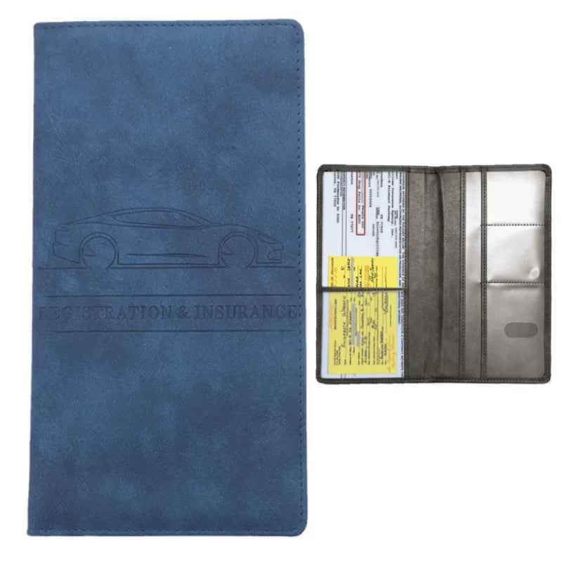 Car Registration Vehicle License Insurance Card Holder Wallet