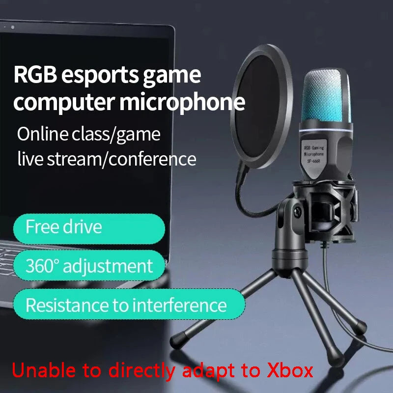 Gaming Computer Professional Condenser Microphone