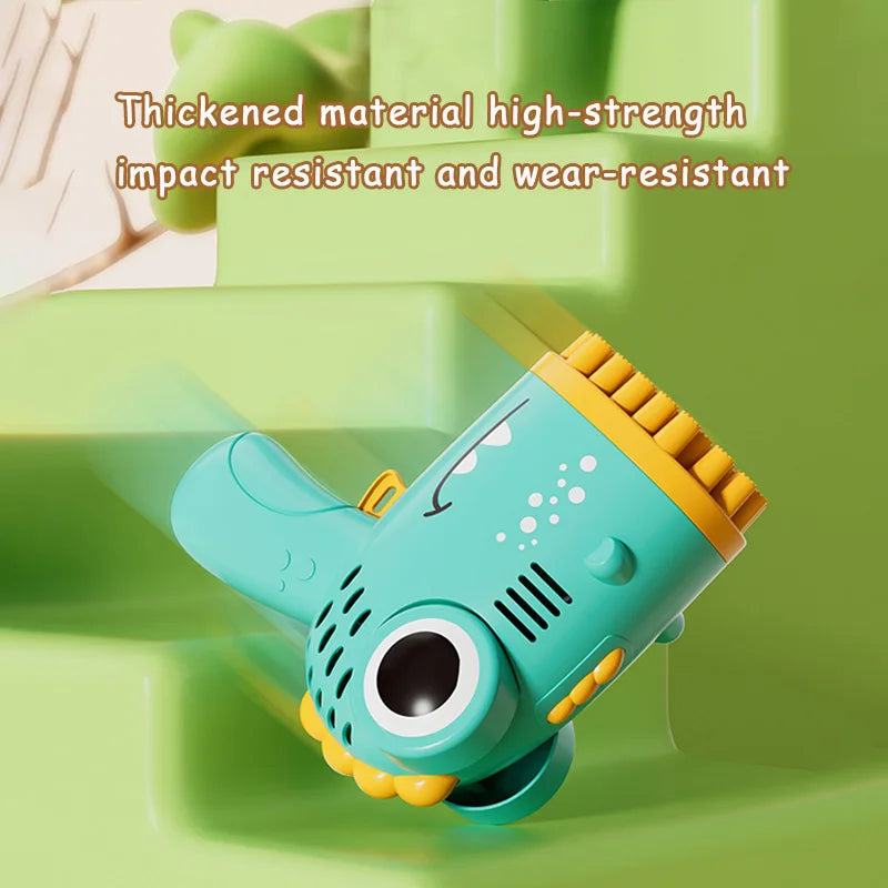 40 Hole Dinosaur Handheld Bubble Machine