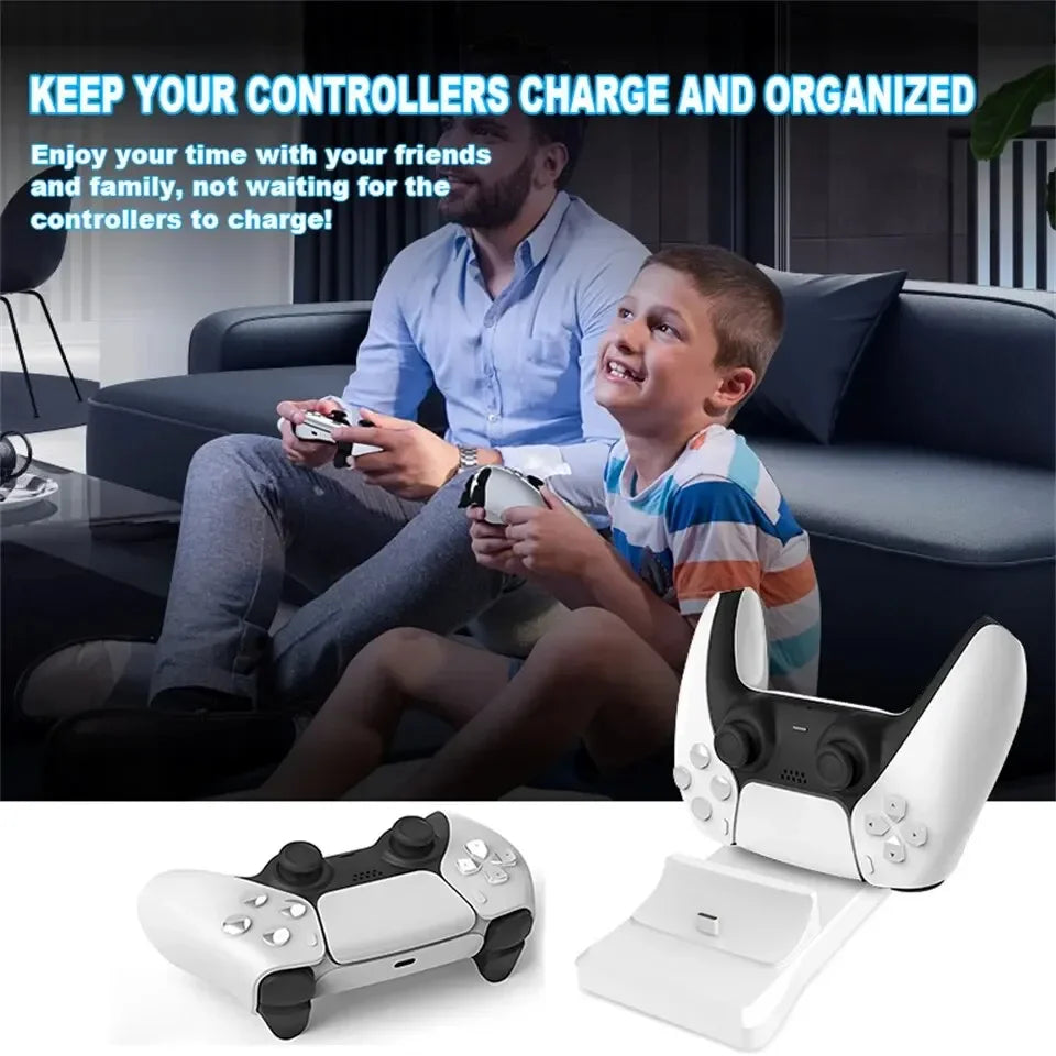 GAMINJA Dual Controller Charging Stand for Playstation