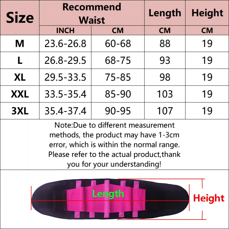 Slimming Compression Sauna Sweat Trimmer Belt