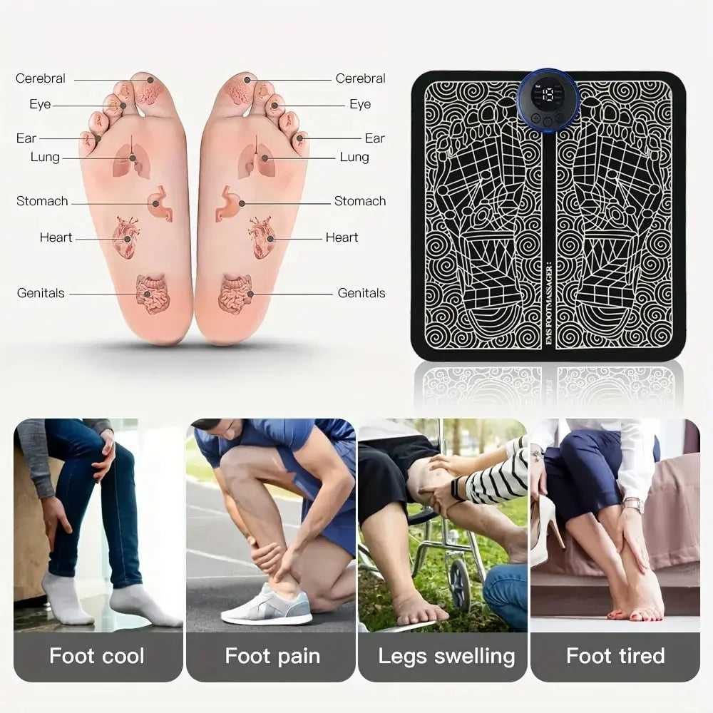 Remote Control Electric Foot Massager Muscle Relaxation