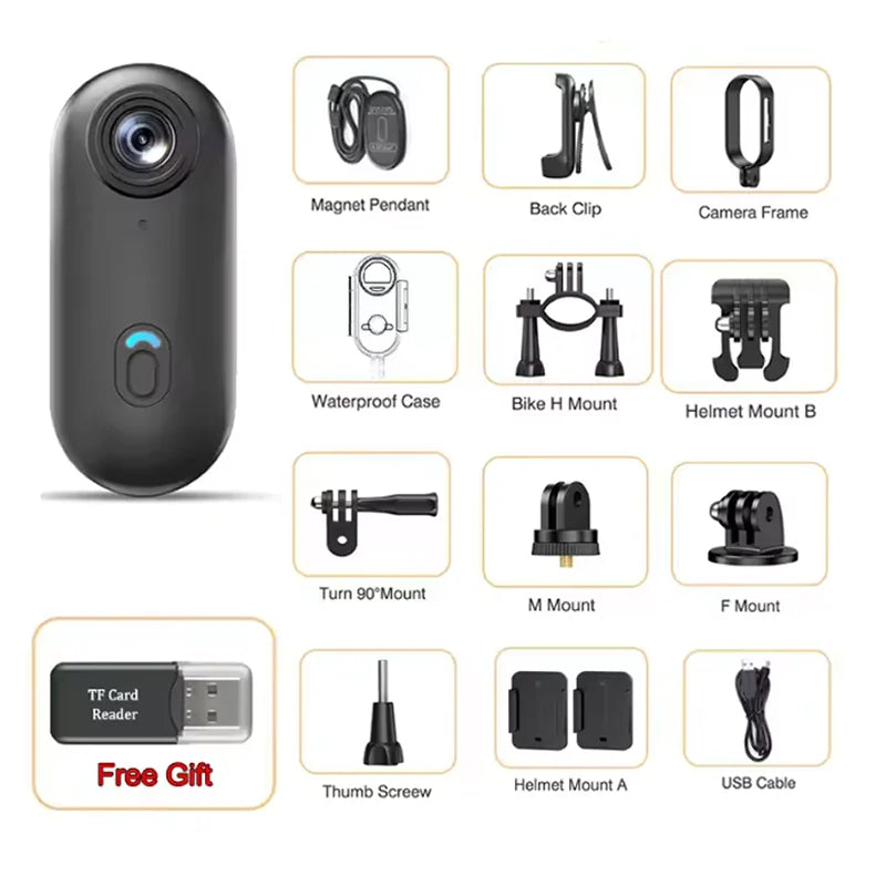 4K Outdoor Sports Camera 1080P Mini Camera In Helmet