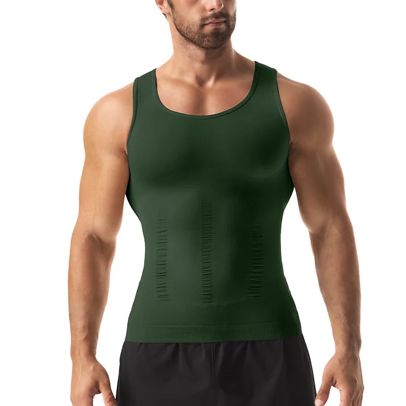Mens Slimming Body Shaper Vest