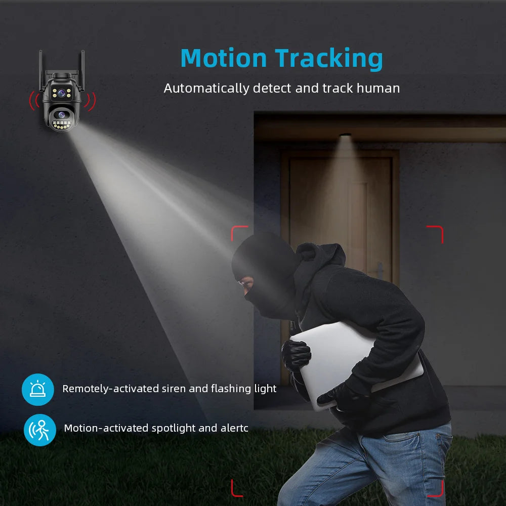4K 8MP HD Wifi PTZ Camera Outdoor