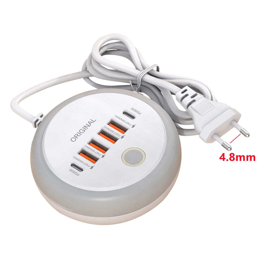 50W Multi Ports USB Charger Power Strip Socket