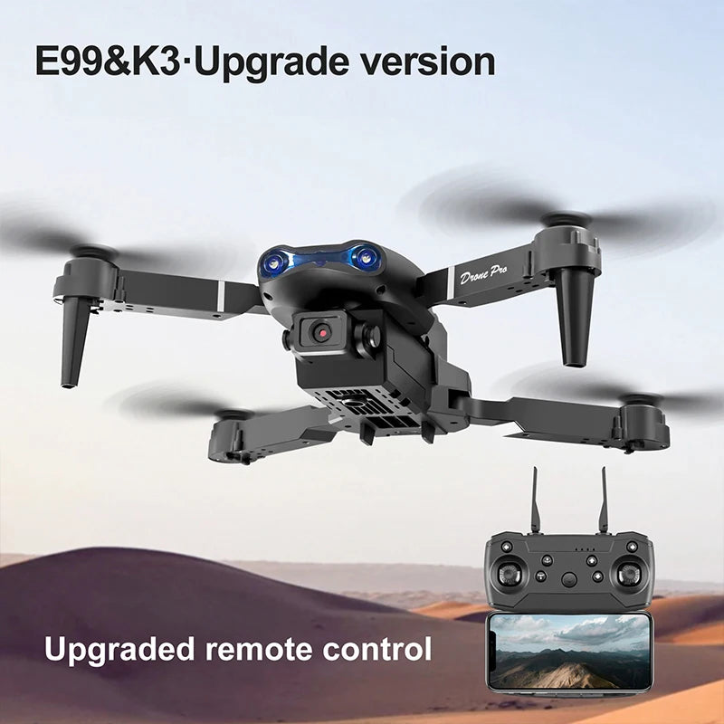 ZNLYRION Dual Camera FPV Drone Optical Flow Hover Foldable RC Quadcopter