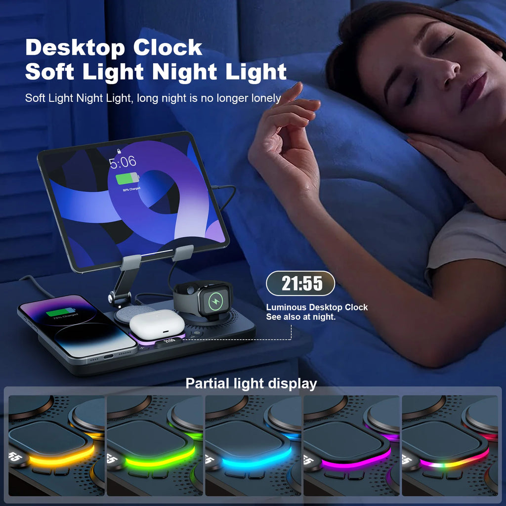 7 in 1 Wireless Chargers Station