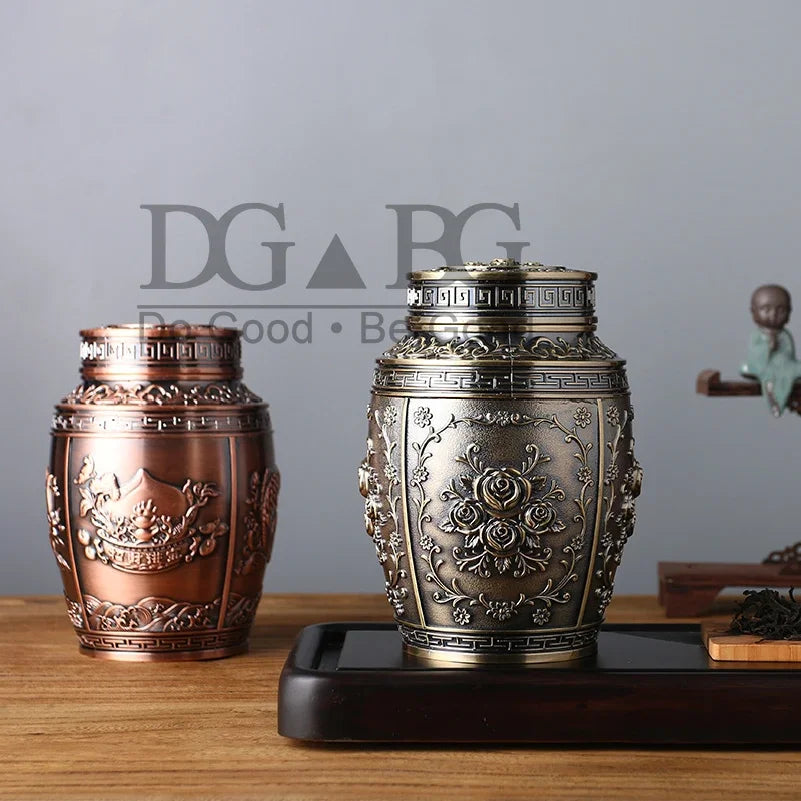 Metal Cremation Urns for Human Ashes, Coffin Box, Pet Memorial, Keepsake Urns, Small Animal Urn