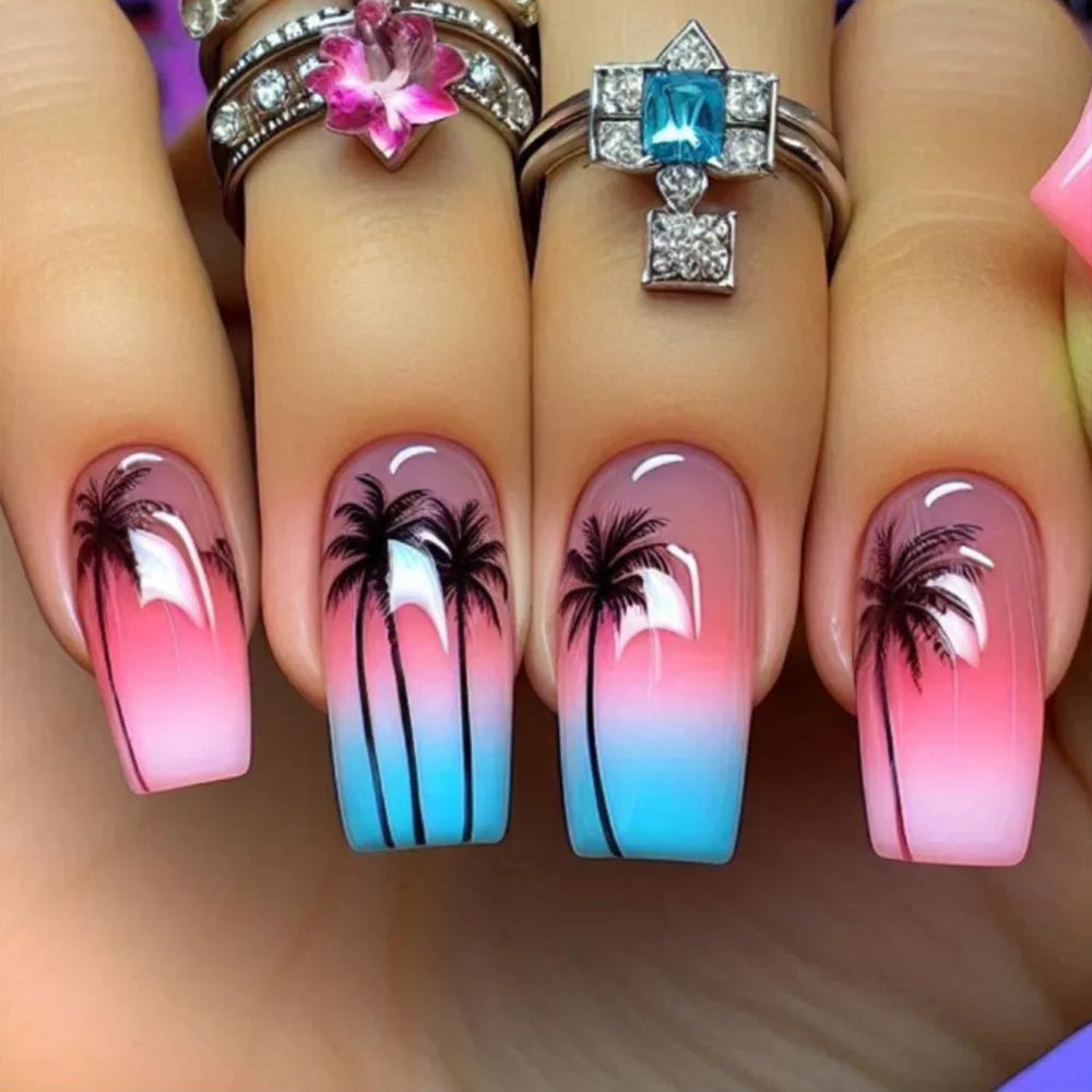 24pcs Simple Press on Nails