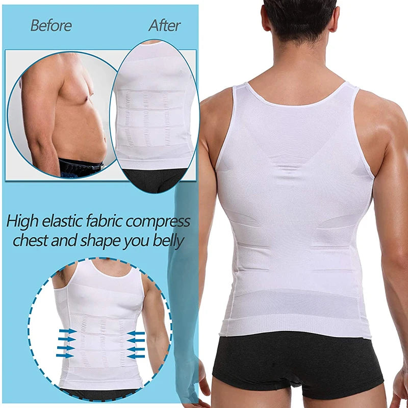 Mens Slimming Body Shaper Vest