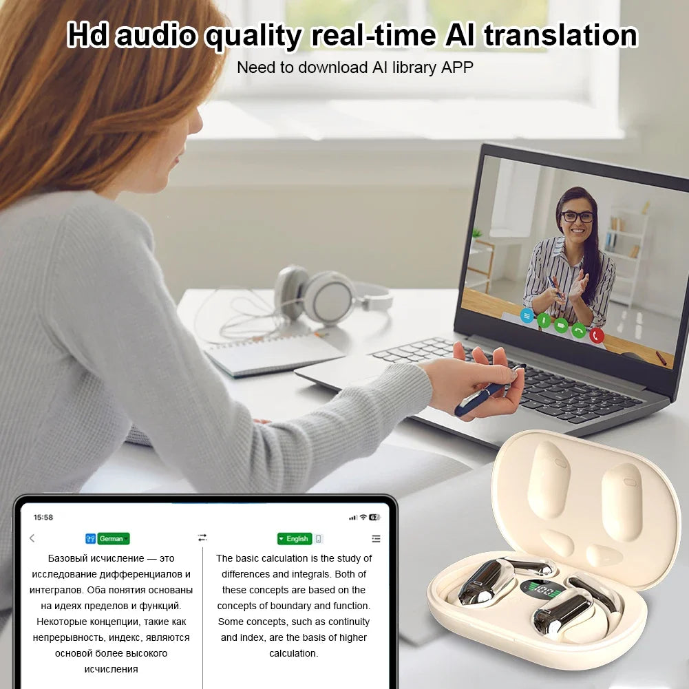 Wireless Bluetooth Translation Headphones