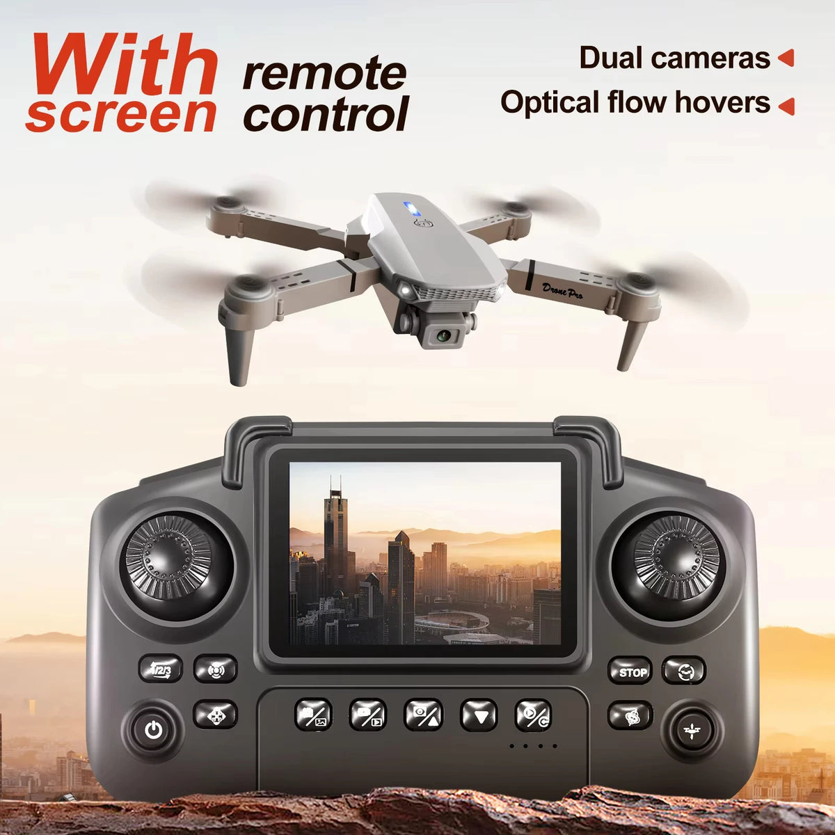 E88 Pro 4K New Upgraded Drone Dual-Camera