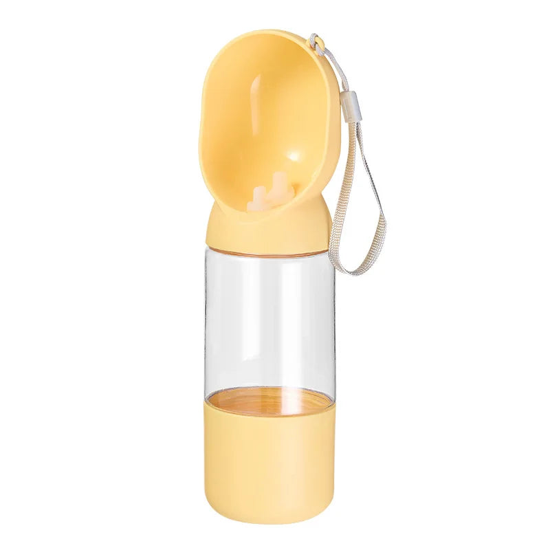 Outdoor Portable 2-in-1 Dog Water Bottle & Food Container