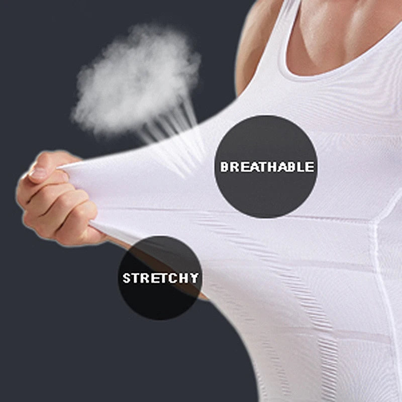 Mens Slimming Body Shaper Vest