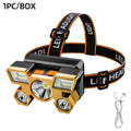 Powerful Rechargeable Head Flashlight