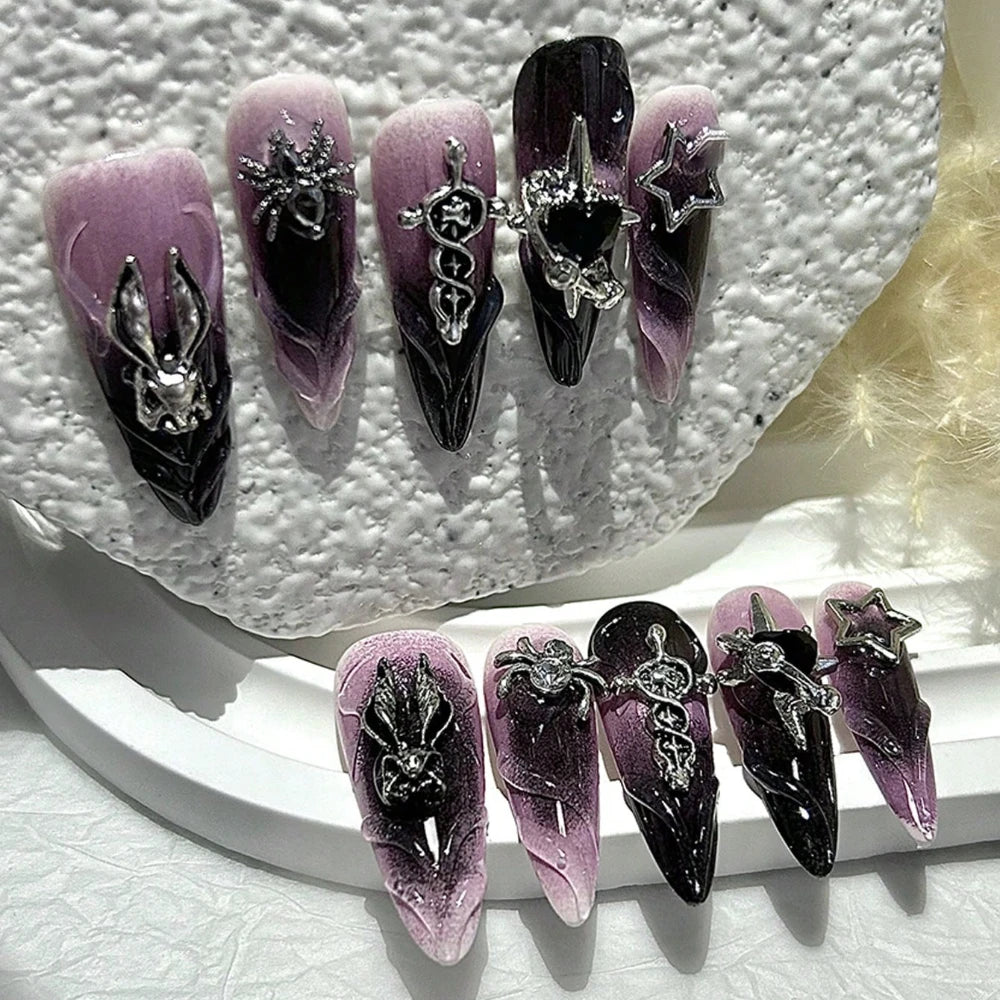 10 Pieces Y2k Halloween Press On Nails