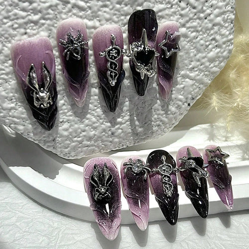 10 Pieces Y2k Halloween Press On Nails