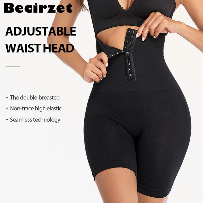 High Waist Flat Belly Belt Stretch Shapewear