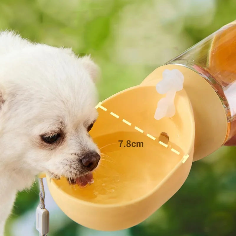 Outdoor Portable 2-in-1 Dog Water Bottle & Food Container