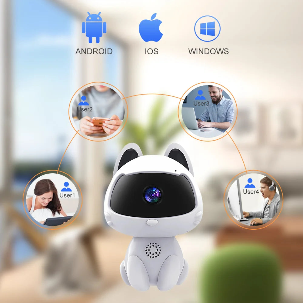 Two-way Smart  Night Vision Baby Monitor